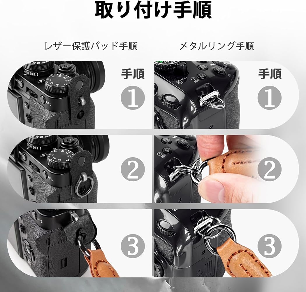 Amazon | [VOVMOEYA] カメラ用ストラップ、ショルダーストラップ